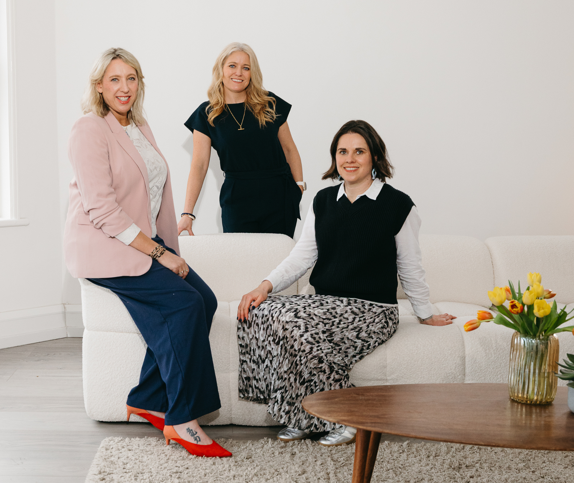 Website - Homepage Baz Moffat, Dr Emma Ross and Dr Bella Smith - founders of The Well HQ